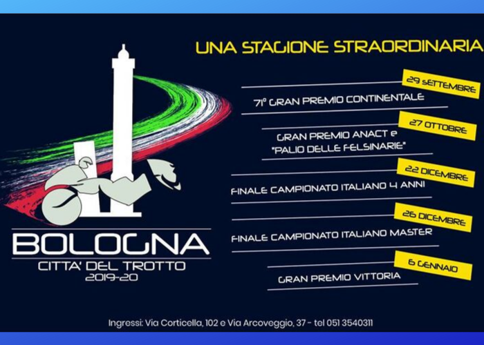Domenica 29 settembre a Bologna il Gran Premio Continentale