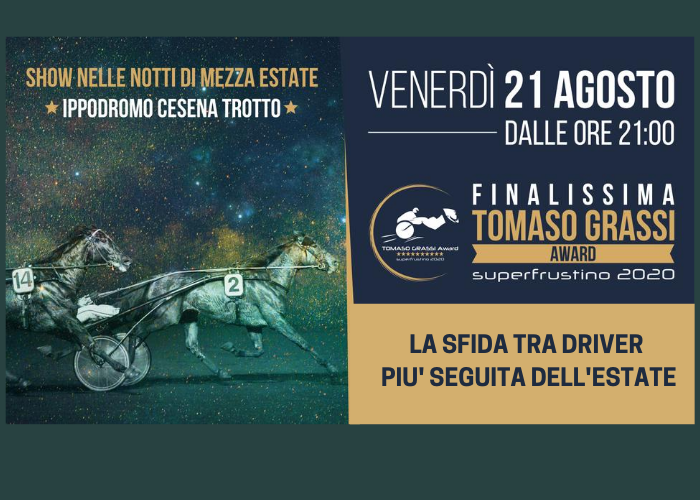 Venerdì 21 agosto, la Finale del Tomaso Grassi Award