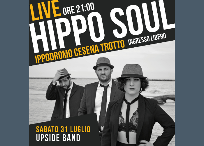 HippoSoul: musica live all'ippodromo, sabato 31 luglio la UPside Band